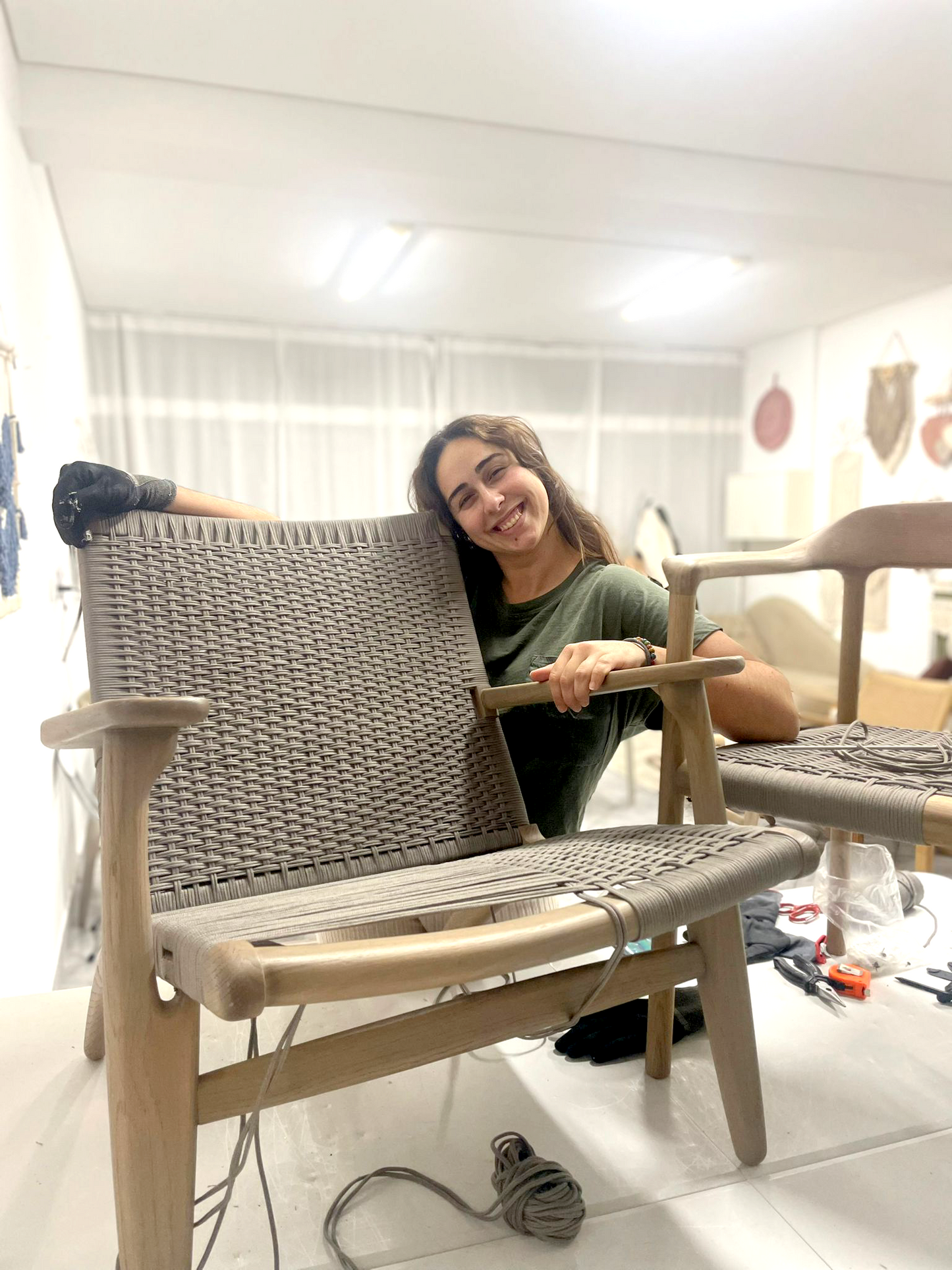 Lounge Chair em corda