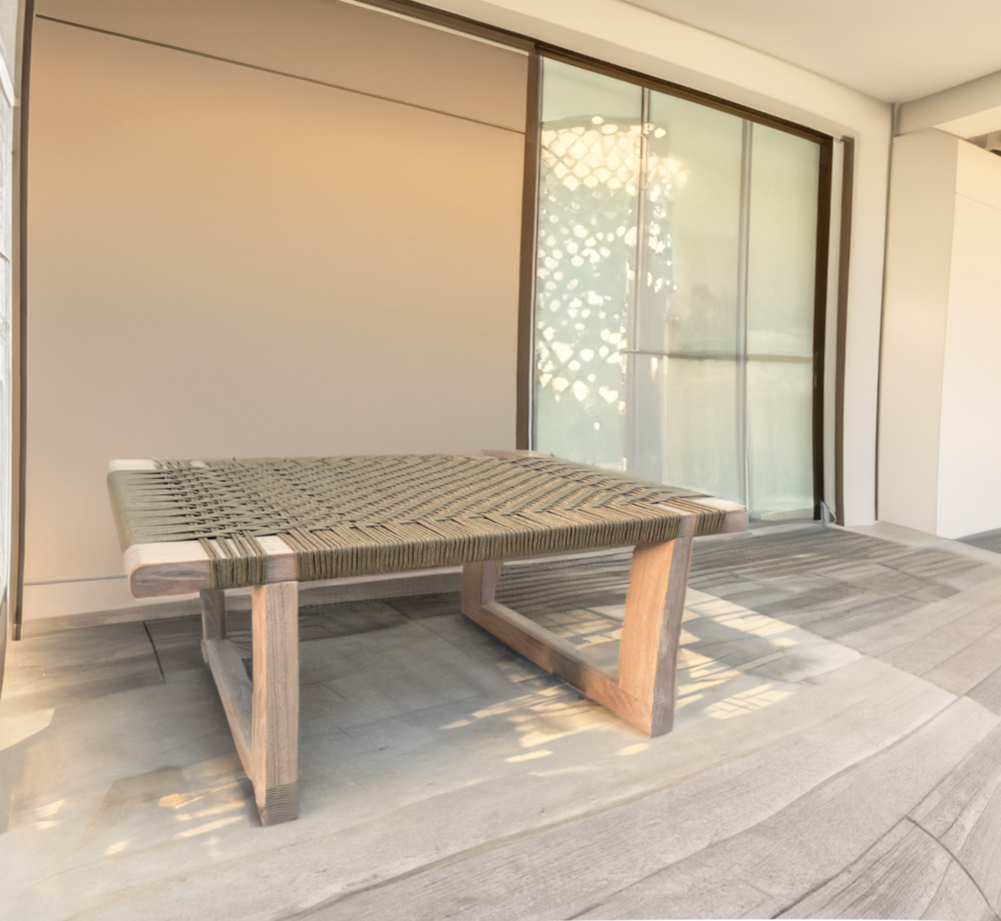 Table Bench em corda