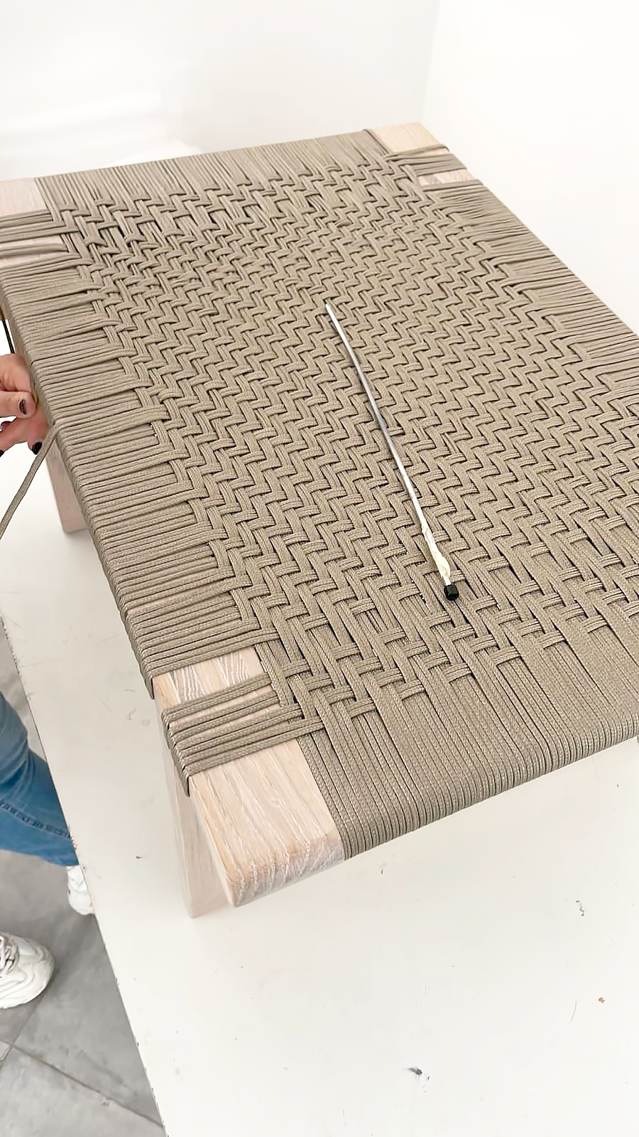 Table Bench em corda