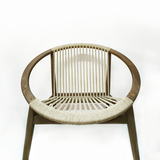 Round Lounge Chair em corda
